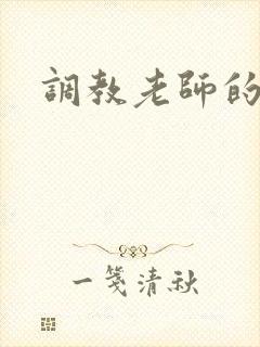 调教老师的小说封面