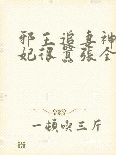 邪王追妻神医狂妃很嚣张全文免费