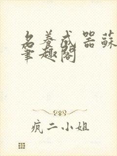 名养成器苏沫沫笔趣阁
