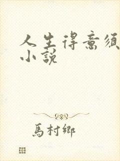 人生得意须纵欢小说封面