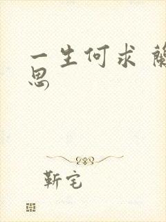 一生何求 兰思思