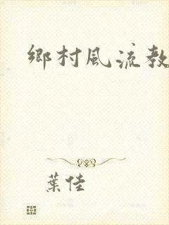 乡村风流教师封面