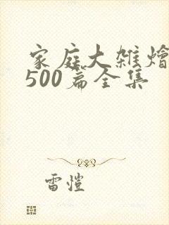 家庭大杂烩小说500篇全集封面