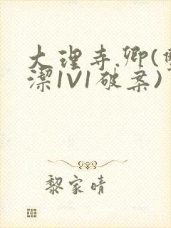 大理寺.卿(双洁1V1破案)封面