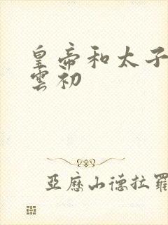 皇帝和太子妃h云初