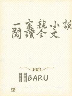 一家亲小说免费阅读全文