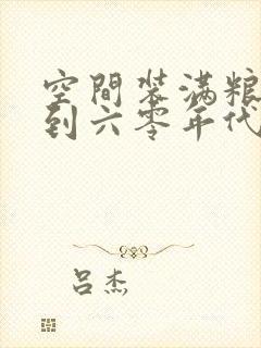 空间装满粮食回到六零年代