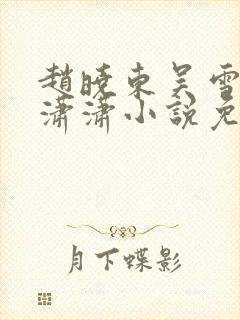 赵晓东吴雪晴王潇潇小说免费阅读封面