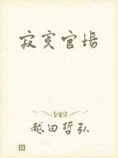 寂寞官场