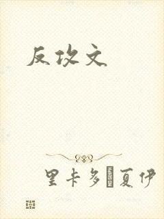 反攻文