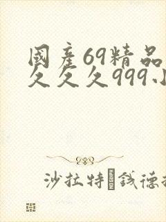 国产69精品久久久久999小说