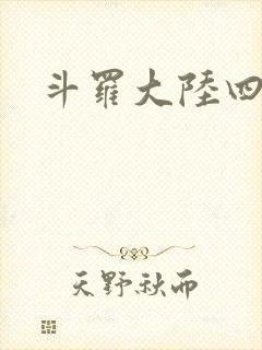 斗罗大陆四小说封面