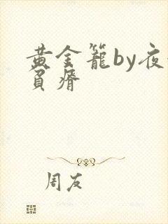 黄金笼by夜很贫瘠封面