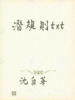 潜规则txt