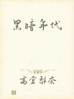 黑暗年代封面