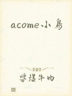 acome小鸟