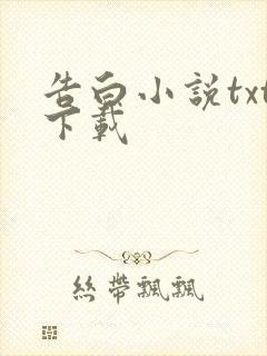 告白小说txt下载
