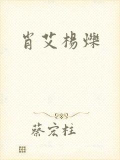 肖艾杨烁