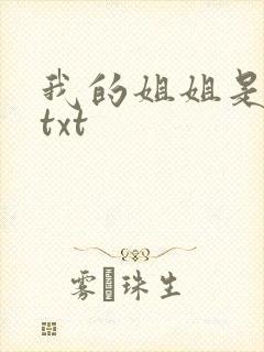 我的姐姐是美女txt