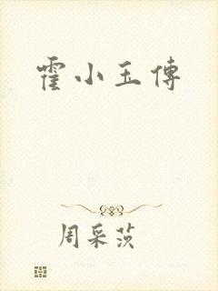 霍小玉传封面