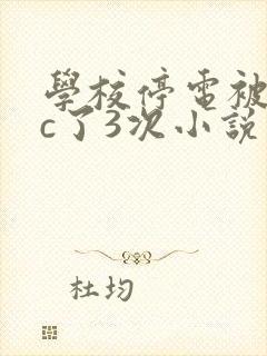 学校停电被同桌c了3次小说封面