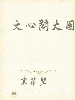文心阁大团结封面