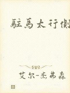 驻马太行侧