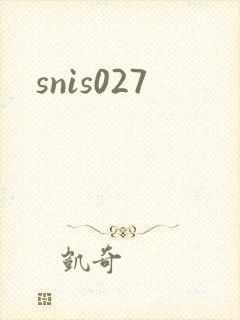 snis027封面