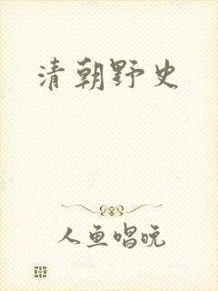 清朝野史