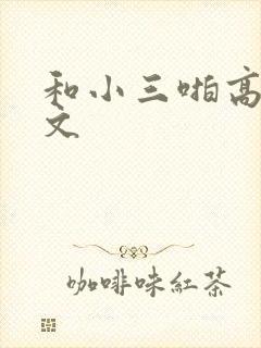 和小三啪高辣h文