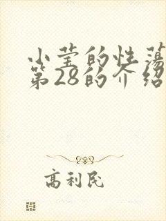 小莹的性荡生活第28的介绍封面