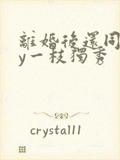 离婚后还同居by一枝独秀