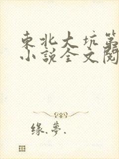 东北大坑第二部小说全文阅读