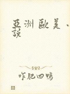亚洲 欧美 小说