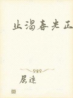 止渴春光正好封面