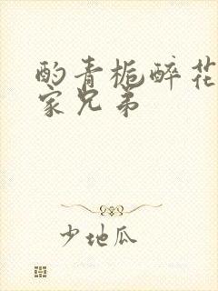 酌青栀醉花阴贺家兄弟