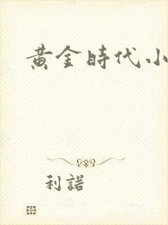 黄金时代小说
