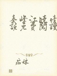 秦峰江晓晴的小说免费阅读