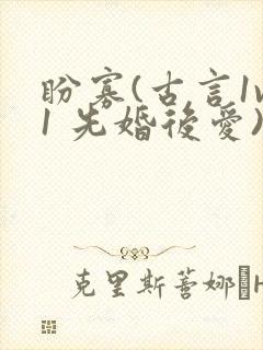 盼寡(古言1v1 先婚后爱)封面
