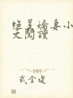 绝美娇妻小说全文阅读封面