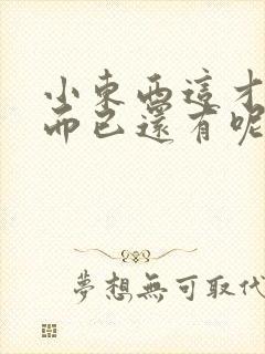 小东西这才一根而已还有呢封面