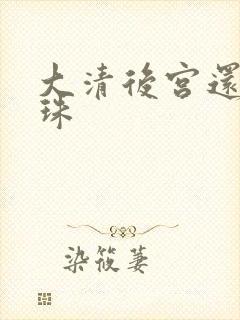 大清后宫还君明珠