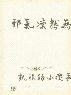 邪气凛然无弹窗