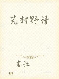 荒村野情封面