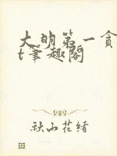 大明第一贪txt笔趣阁封面