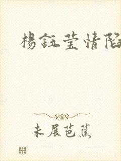 杨钰莹情陷红楼封面