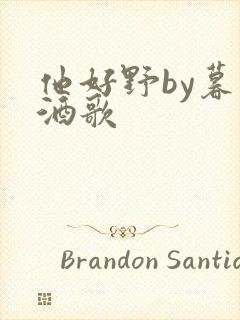 他好野by暮色酒歌