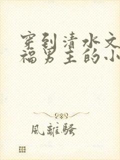 穿到清水文里造福男主的小说