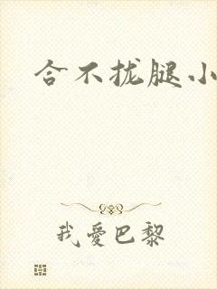 合不拢腿小说