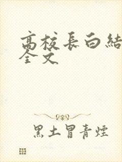 高校长白结小说全文封面